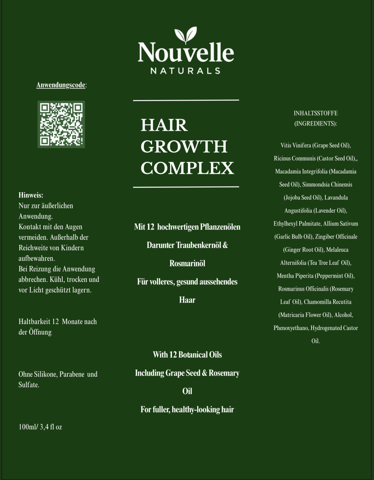 Hair Growth Complex Spray Duo – Sparset mit 2 x 100 ml