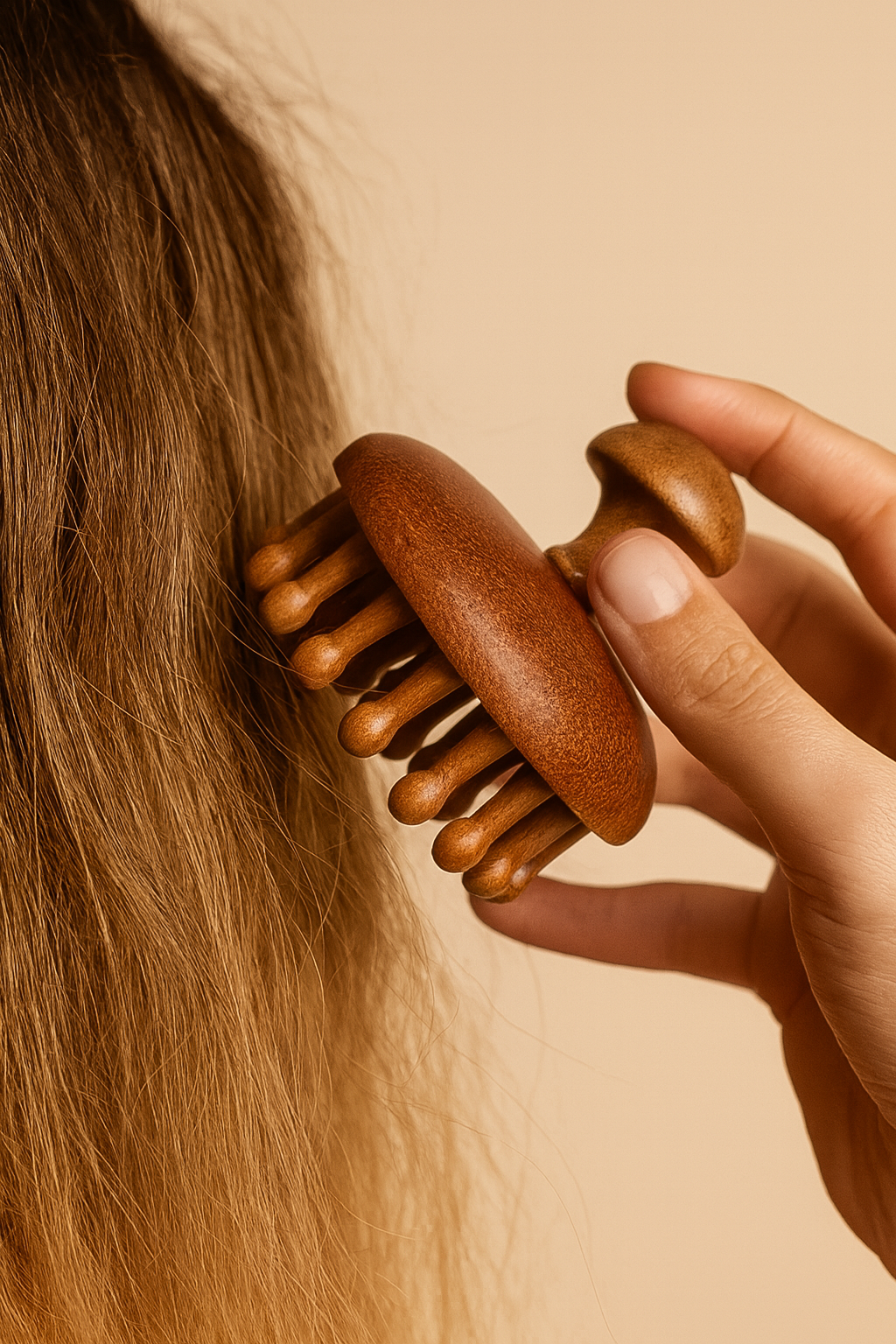 Sandelholz Kopfhautmassagebürste