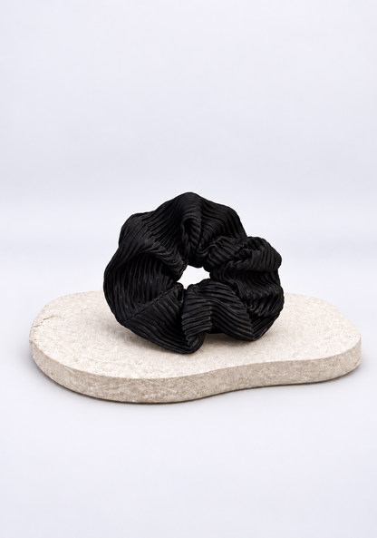 Satin Scrunchies – Black & White | 2er Set