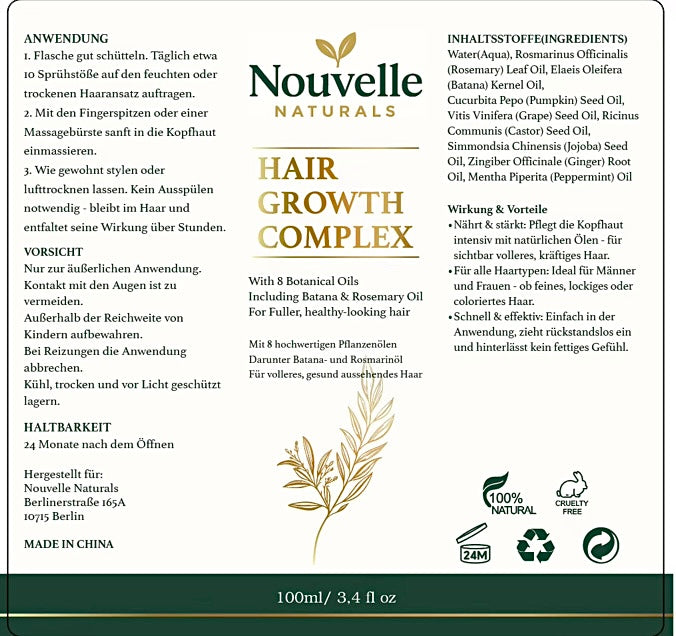 HAIR GROWTH COMPLEX SPRAY I Haarwachstums/- Pflegespray I 100ml