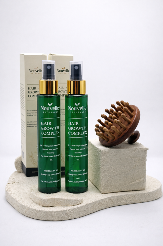 Hair Growth Power Bundle - 2 Sprays + 1 Scalp Massager